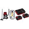 Einhell Aspirasolidi e liquidi (batteria) TE-VC 36/25 Li S Power X-Change, batt. ioni di litio, 36 V, mod. ECO/BOOST, pot. aspir. 150 mbar, serb. in acc. inox da 25 L, incl. batterie e caricabatteria