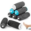 Jesustree 8 Pezzi Pedi Ricariche per Testine di Ricambio Rullo Ricarche per Pedicure Elettrico Rulli di Ricambio per La Rimozione dei Calli 4 Tipi di Rugosità per Scholl Velvet Smooth, Nero