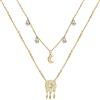 Brosway Collana Donna, Collana in Acciaio e Cristalli con Simbolo Acchiappasogni | Collezione Chakra - BHKN067