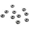 BBDMind 15 perline distanziatore in argento Sterling 925, per collana, braccialetto distanziatore 6 mm