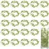 QUARKZMAN 30Pezzi Collana di Perle Artificiali per Candele Galleggianti 4.4 Piedi Perline Perle Verde