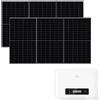 Goodwe - Impianto Kit fotovoltaico Goodwe con Inverter da 3 kw e 6 Pannelli fotovoltaici Sunerg da 510w