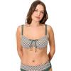 YSABEL MORA Top Bikini Modellante Micropiqué Stampato con Ferretto Senza Imbottitura Riduce Proiezione Seno Compressione Coppa Schiena Collezione Sunset