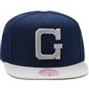 Mitchell & Ness Georgetown University Team Two Tone 2.0 Snapback Cap, Blu, Taglia unica