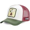 Capslab Snoopy The Peanuts Gray Green Red Trucker Cap - One-Size