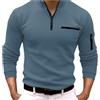 CXKOLD Maglie Divertenti Uomo Camicia Uomo Elegante Maniche Lunghe Maglia Uomo Inverno Elegante t Shirt Uomo Slim Fit Verde t Shirt Uomo Lino 100% Polo Slim Fit Uomo Camicia Safari Uomo Maglione con