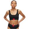 HUGO Bralette Red Label, Brassière da Donna, Black1, XXL