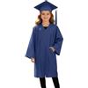 Generico Set Toga e Tocco per Bambini Ragazzi e Ragazze 2026 Costume Laurea con Chiusura Bambini Unisex con Toga Tocco e Nappa Studenti Elementare Medi Linea Travestimento 4-12 Anni