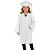 Generico Set Toga e Tocco per Bambini Ragazzi e Ragazze 2026 Costume Laurea con Chiusura Bambini Unisex con Toga Tocco e Nappa Studenti Elementare Medi Linea Travestimento 4-12 Anni