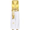 HULIJA Costume da da Ragazzo Principe Costume Principe da Aladino Abito da Principe Arabo Ragazzi Bambini Giacca da Vest con Pantaloni Copricapo Carnevale di Compleanno Giallo 7-8 anni