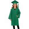 Generico Set Toga e Tocco per Bambini Ragazzi e Ragazze 2026 Costume Laurea con Chiusura Bambini Unisex con Toga Tocco e Nappa Studenti Elementare Medi Linea Travestimento 4-12 Anni