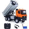 wheelfun 1/14 Huina 1598 2.4G Dumper Telecomando 6×6 Ingegneria Trasporto Veicolo Sollevatore Dumper Luce Suono Batteria Giocattoli