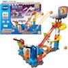 VTech - Marble Rush Basket Basket, Giocattolo di costruzione e Circuito di biglie, Catapulte rotanti, 41 Pezzi, 6 Palle, Regalo bambini +4 anni, Versione ESP