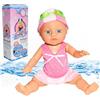 Comebachome Baby Doll Nuoto per Bambini, Baby Doll Acqua Elettrico Nuota Indipendente con Movimento Realistico dei Calci, Divertimento per Bambini dai 3 Anni in Piscina, Vasca da Bagno e Giochi in Spiaggia