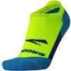 Brooks Calze Running Ghost No Show Neon Giallo Navy XL