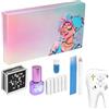 DASHIELL Kit di gemme per denti, gemme per denti per la decorazione dei denti, kit fai da te con colla, ornamenti per denti rimovibili, kit di gioielli per denti con diamanti, ornamenti per denti in
