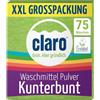claro Kunterbunt 2,2 kg Detersivo in polvere - Confezione XXL per 75 lavaggi - Detersivo in polvere per capi colorati in lavatrice