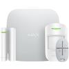 AJAX 38168 StarterKit Kit allarme bianco (Hub 2G+Pir+Contatto+Telecomando)