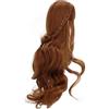 Haofy Parrucca BJD 1/3 in Fibra Ad Alta Temperatura, Capelli Ricci Spessi con Frangia Lunghezza Personalizzabile da 8 a 9 Pollici per gli Appassionati di Bambole Circonferenza della Testa Perfetta