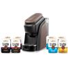 Lavazza, Tablì, Macchina Caffè Creata Esclusivamente per Tab 100% Caffè, con Variety Pack Tab 24xQualità Oro, 24xEspresso Classico, 24xEspresso Intenso, 24xDecaf, 165x330x390mm, Marrone