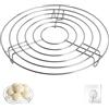 DAWRIS Griglia a vapore in acciaio inox, 20 cm, robusta griglia per pentole, inserto a vapore versatile e griglia di raffreddamento, robusta griglia rotonda per vapore, raffreddamento e cottura (20 × 3 cm)