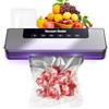 Oskuglin Macchina Sottovuoto Alimenti 4 in 1, Sigillatrice 85kPa 120W, per Alimenti Secchi e Umidi, Compatta 700g, Silenziosa, 50 Sacchetti Inclusi