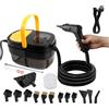 JOJOCY Pulitore a vapore portatile da 2500 W con serbatoio da 1600 ml e 3 livelli di temperatura Pulitore a vapore pressurizzato ad alta temperatura per auto, finestre, cucina, pavimenti e mobili (EU,1)