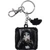 SD TOYS - Portachiavi in metallo Fiori La Sposa Cadavere (Corpse Bride), argento, S, Vintage