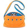 Meow&Woof Zucchero Glider Bonding Pouch Small Pet Carrier Bag Sling con cinghia Critter Cuddler per alianti furetti, ratti, ricci, criceti all'aperto, arancione