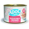 Adoc Naturally Premium, Alimento Umido Complementare per Cani, Filetti di Pollo con Manzo, 24 Lattine da 170 g, in Gelatina, Senza Conservanti e Coloranti