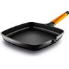 Castey Fundix ASADOR Induction con Mango Naranja 27 x 27 CM