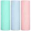 Cozary Rotolo di Panno di Pulizia Strappabile, 25×25 Cm Rotolo di Panno in Microfibra - 60 Pezzi, Estremamente assorbenti, Riutilizzabili e Senza Pelucchi per Auto, Casa e Cucina
