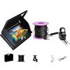 WAFOHSR Telecamera For La Pesca Subacquea Monitor IPS Da 4,3 Pollici For Sul Ghiaccio Videocamera Impermeabile For Pesci Cavo 15/20/30 M Immagini Ad Alta Definizione(15M)