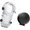 PURPLELILY 1 custodia subacquea trasparente a sgancio rapido per action camera con 60 m e custodia protettiva per subbaquatic alloggiamento aggiuntivo separato