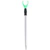 Generic Supporto telescopico per canna da pesca, strumenti da pesca, in lega di alluminio, supporto fisso in metallo per canna da pesca a terra (verde)