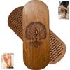 TENGRY Sadhu Board di TENGRY, Chiodi in alluminio appositamente realizzati, leggeri, compatti, 10 mm, in legno per stare in piedi sui piedi, massaggio agopuntura, regalo per yoga (marrone albero)