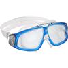 Aquasphere Seal 2.0 Maschera da nuoto per adulti con protezione UV, guarnizione in silicone e lenti curve antiappannamento e antigoccia