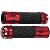 Axorafow Manopole per manubrio in lega di alluminio per scooter elettrici Xiaomi - Compatibile con modelli 1s Pro Pro2 e Mi3 - 13,3 x 3,2 cm 130g Rosso/Nero/Blu/Oro (BLUE)