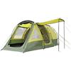 OLPRO Abberley, tenda da campeggio XL a 4 posti letto, impermeabile, con camera da letto oscurata e telo da terra cucito, spaziosa tenda con pali per campeggio, tour, festival