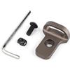 GLECTICAL QD Sling Swivel Mount, Adattatore per Cingia Tattico QD, Tactical QD Sling Mount Sgancio rapido Sgancio per Mlok/Keymod Rail System (Marrone)