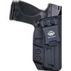 PoLe.Craft M&P 9mm Fondine, M&P 2.0 Fondine, Kydex IWB Holster For Smith & Wesson M&P 9mm M2.0 4/4.25 Pistol Case - Cintura interna nascosta per il trasporto Holster M&P 9mm 2.0 IWB Accessori - Right Hand