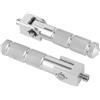 Ejoyous 2 Pezzi Poggiapiedi Motociclisti, Pedali in Alluminio Pieghevole Universale 90 Gradi di Supporto per Auto Elettriche per Moto (SILVER)