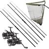Ultimate Adventure Carp II Kit 12ft 3lb (Canne In 3-pezzi) - Kit Carpfishing