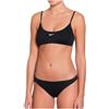 Nike Bralette Bikini Set Black Costume 2 Pezzi Nero Donna