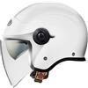 Premier casco jet City Fly Evo U8 - Bianco lucido