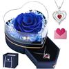 Touloube Rosa Eterna Regalo Mamma | Festa della Mamma, Compleanno Amica Nonna Fidanzata Moglie | Sorpresa per Lei | Fiore Eterno Decorativo | Ti Amo per Sempre,Regalo Natale San Valentino Anniversario