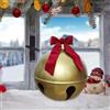 Eteslot Cascabeles Gigantes De Navidad 1 PZ, Grandi Campane di Natale, Campana Jingle Gigante, Decorazione Gonfiabile della Palla di Natale A Forma di Campana All'aperto