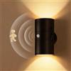 Lergas Luce notturna con sensore di movimento, batteria ricaricabile, luce di movimento, magnetica, luci notturne a LED, luce per scale, sensore di movimento, luce notturna per interni, luce notturna