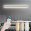 ZTWLEED 32W/80CM Applique da Parete LED Dimmerabile con Telecomando | Dimmerabile 10%-100%,3000K-6000K,Lampada da Parete Lunga Bianco 110-240V per Camera da Letto Soggiorno Hotel Scala Corridoio