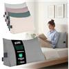 DreamRoots Cuscino Schienale Lettura Triangolare Letto, Grigio Scuro